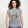 Henry Tiger Damen DISNEY THE PRINCESS & THE FROG - MAKE MAGIC - T-Shirt Print - Melange Grey