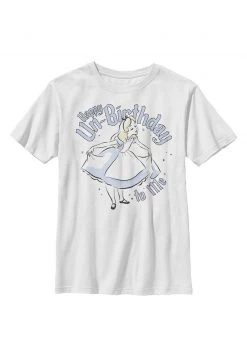Henry Tiger Unisex DISNEY CLASSICS KIDS ALICE UNBIRTHDAY - T-Shirt Print - White