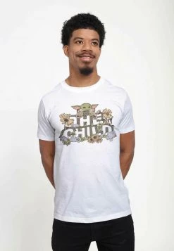 Henry Tiger Herren STAR WARS: THE MANDALORIAN - VINTAGE FLOWER CHILD - T-Shirt Print - White -Günstiges Henry Tiger Geschäft 2999ebaf7def46848b314518ed72c05f