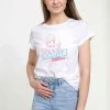 Henry Tiger Damen DISNEY CINDERELLA - CINDY POP - T-Shirt Print - White