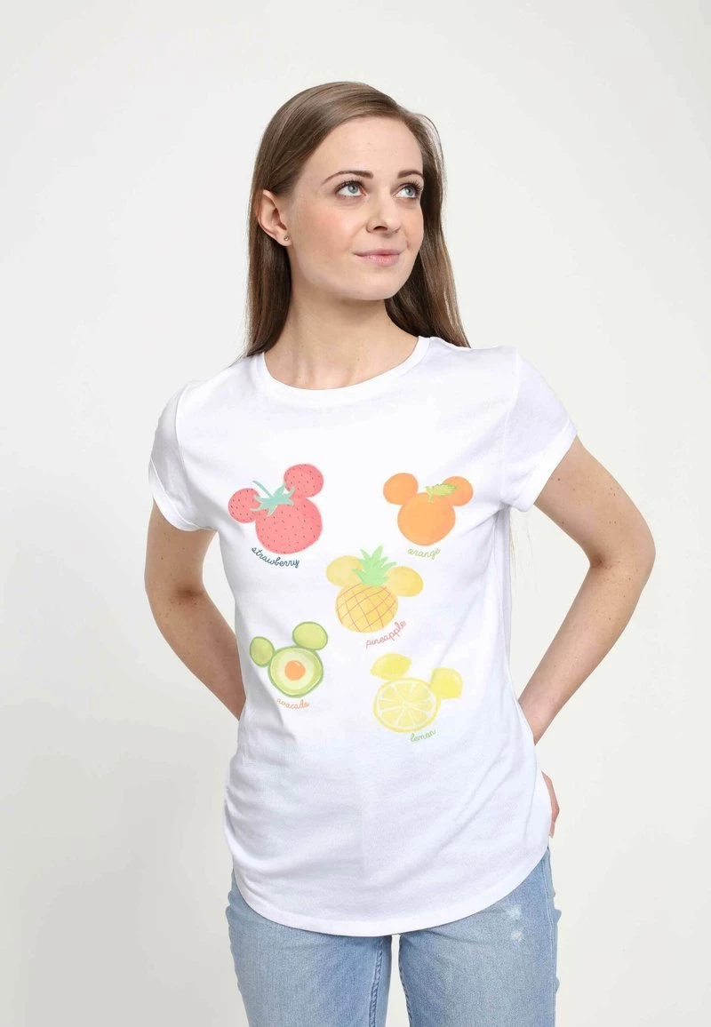 Henry Tiger Damen DISNEY FRUIT - T-Shirt Print - White 4 Henry Tiger Damen DISNEY FRUIT - T-Shirt Print - White – Bild 4