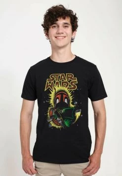 Henry Tiger STAR WARS EVASION - T-Shirt Print - Black | Herren