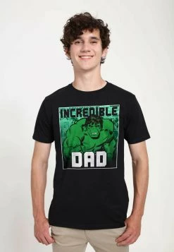 Henry Tiger MARVEL AVENGERS CLASSIC - INCREDIBLE DAD - T-Shirt Print - Black | Unisex