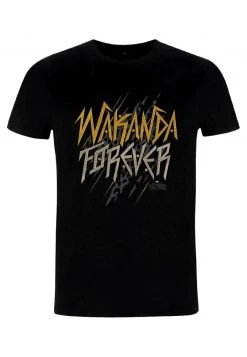 Henry Tiger Unisex MARVEL BLACK PANTHER - WAKANDA SLANT FOREVS - T-Shirt Print - Black -Günstiges Henry Tiger Geschäft 2ae5f2168b15442ab1129f5650271046