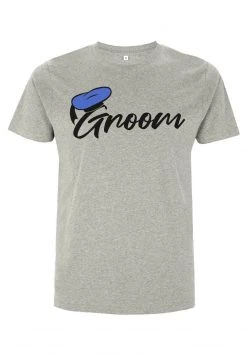 Henry Tiger UNISEX DONALD GROOM - T-Shirt Print - Melange Grey -Günstiges Henry Tiger Geschäft 2b283fee803344afafa07fffb72e2cea