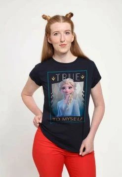 Henry Tiger Damen DISNEY ELSAS TRUTH - T-Shirt Print - Navy Blue -Günstiges Henry Tiger Geschäft 2b30d28803614db0a71f66612c8f9ee5