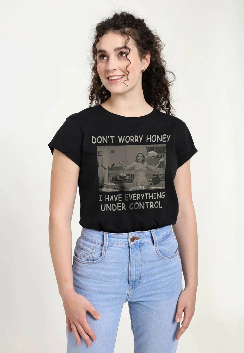 Henry Tiger Damen MARVEL UNDER CONTROL - T-Shirt Print - Black 4 Henry Tiger Damen MARVEL UNDER CONTROL - T-Shirt Print - Black – Bild 4