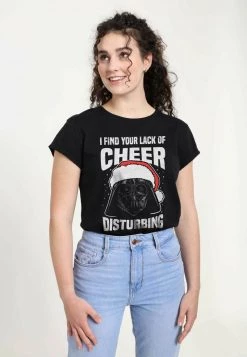 Henry Tiger Damen WOMENS CHEER - T-Shirt Print - Black -Günstiges Henry Tiger Geschäft 2b9c1fe9bb364498b9034d5f129b4090