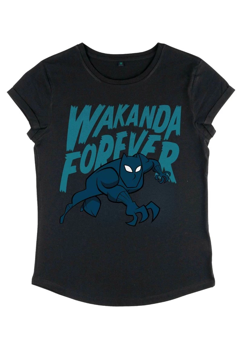 Henry Tiger MARVEL AVENGERS CLASSIC - WAKANDA SATURDAY MORNING - T-Shirt Print - Black | Damen 5 Henry Tiger MARVEL AVENGERS CLASSIC - WAKANDA SATURDAY MORNING - T-Shirt Print - Black | Damen – Bild 5