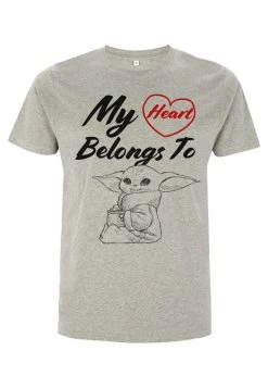 Henry Tiger STAR WARS UNISEX HEART BELONG TO THE CHILD - T-Shirt Print - Melange Grey -Günstiges Henry Tiger Geschäft 2bfdfc95b60b4ca6bdf21900517820ae