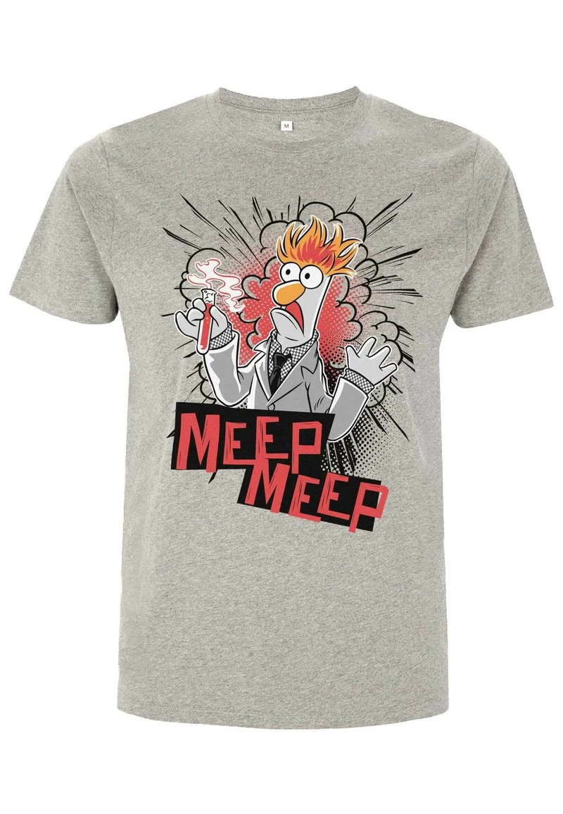 Henry Tiger Unisex DISNEY BEAKER MEEP - T-Shirt Print - Melange Grey 4 Henry Tiger Unisex DISNEY BEAKER MEEP - T-Shirt Print - Melange Grey – Bild 4