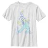 Henry Tiger Unisex DISNEY CLASSICS GOOFY NEON - T-Shirt Print - White