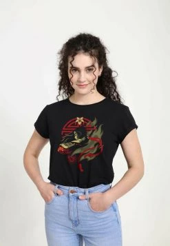 Henry Tiger Damen DISNEY MULAN - MULAN FIGHTING SPIRIT - T-Shirt Print - Black 8 Henry Tiger Damen DISNEY MULAN - MULAN FIGHTING SPIRIT - T-Shirt Print - Black -Günstiges Henry Tiger Geschäft 2d6b96fcd7864dfebb512bdcf40ad492