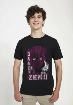 Henry Tiger Unisex MARVEL - T-Shirt Print - Black