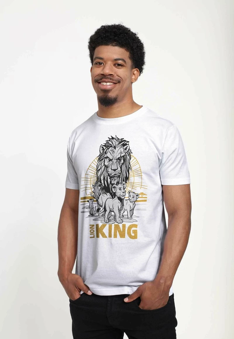 Henry Tiger Unisex DISNEY THE LION KING: LIVE ACTION - LION KING GROUP - T-Shirt Print - White 4 Henry Tiger Unisex DISNEY THE LION KING: LIVE ACTION - LION KING GROUP - T-Shirt Print - White – Bild 4