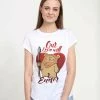 Henry Tiger Damen STAR WARS LOVE WILL ENDOR - T-Shirt Print - White
