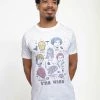 Henry Tiger STAR WARS UNISEX TEXTBOOK CHARACTERS - T-Shirt Print - White