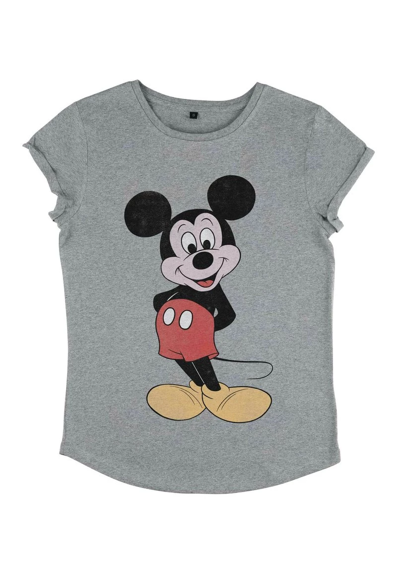 Henry Tiger Damen DISNEY CLASSICS MICKEY CLASSIC - 80S MICKEY - T-Shirt Print - Melange Grey 2 Henry Tiger Damen DISNEY CLASSICS MICKEY CLASSIC - 80S MICKEY - T-Shirt Print - Melange Grey – Bild 2