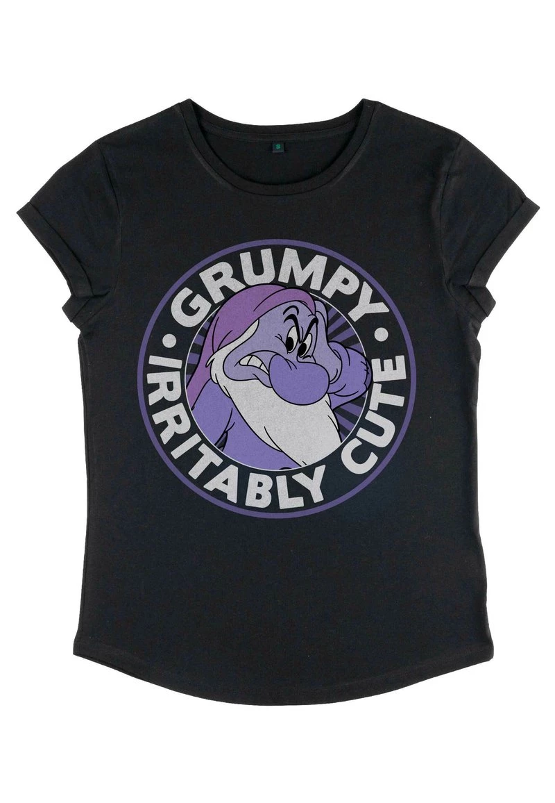 Henry Tiger DISNEY SNOW WHITE - ABOUT GRUMPY ROUND - T-Shirt Print - Black | Damen 5 Henry Tiger DISNEY SNOW WHITE - ABOUT GRUMPY ROUND - T-Shirt Print - Black | Damen – Bild 5