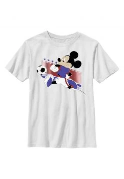 Henry Tiger DISNEY MICKEY MOUSE USA KICK - T-Shirt Print - White | Unisex