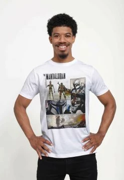 Henry Tiger Unisex STAR WARS: CLONE WARS - COMICBOOK PANEL - T-Shirt Print - White