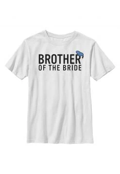 Henry Tiger Unisex DISNEY CLASSICS BROTHER OF THE BRIDE - T-Shirt Print - White