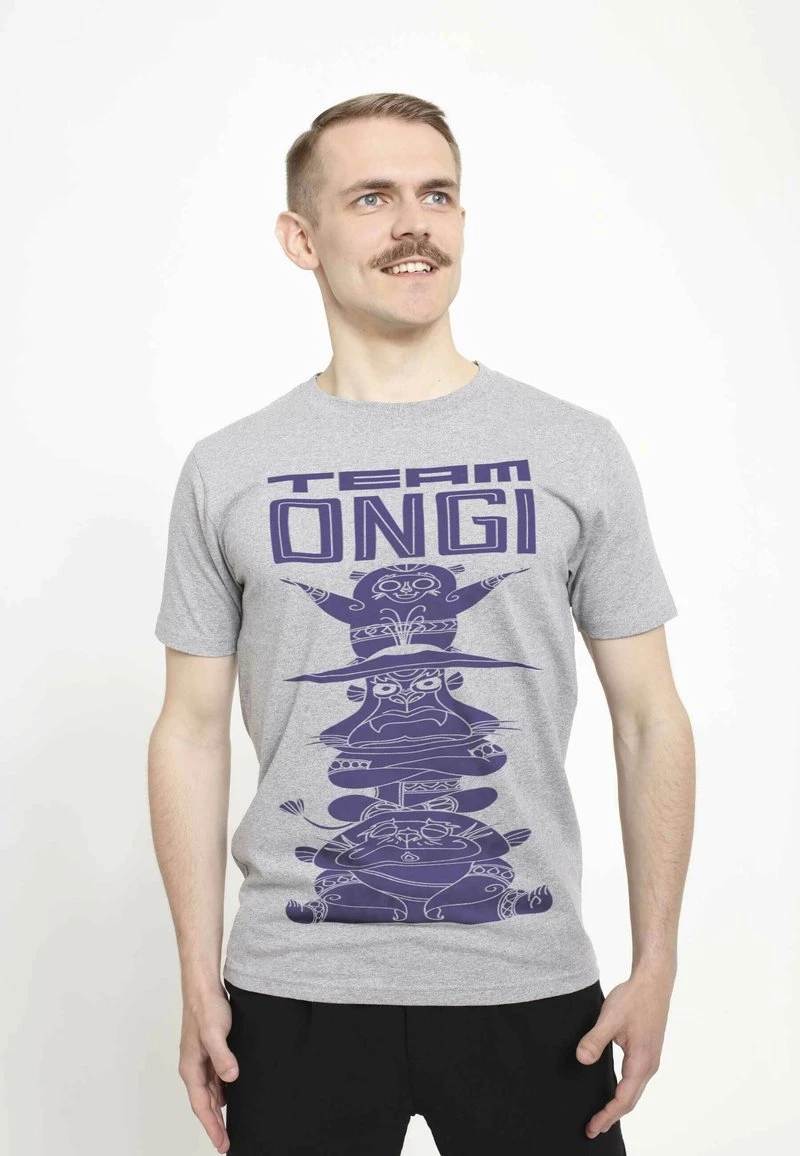 Henry Tiger PIXAR UNISEX TEAM ONGI - T-Shirt Print - Melange Grey 1 Henry Tiger PIXAR UNISEX TEAM ONGI - T-Shirt Print - Melange Grey