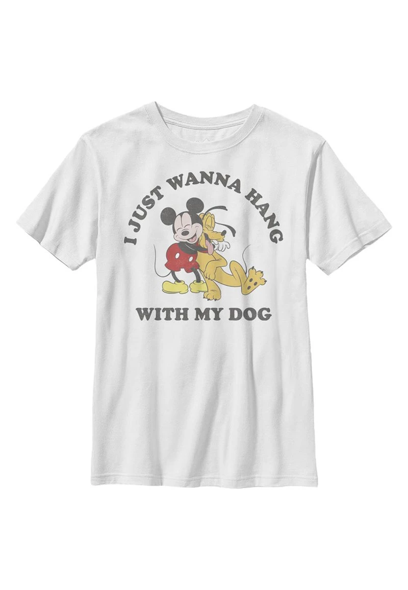 Henry Tiger Unisex DISNEY CLASSICS MICKEY DOG LOVER - T-Shirt Print - White 1 Henry Tiger Unisex DISNEY CLASSICS MICKEY DOG LOVER - T-Shirt Print - White