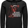 Henry Tiger MARVEL UNISEX UNFINISHED BUSINESS - Kapuzenpullover - Black