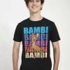 Henry Tiger DISNEY CLASSICS UNISEX BAMBI NAME STACKED - T-Shirt Print - Black