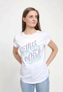 Henry Tiger Damen DISNEY THE LITTLE MERMAID - KISS THE GIRL - T-Shirt Print - White -Günstiges Henry Tiger Geschäft 32a7a0f8f7fa4dafa00d61d940f3e51b