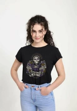 Henry Tiger Damen PIXAR COCO - MAMA KNOWS - T-Shirt Print - Black -Günstiges Henry Tiger Geschäft 32fc3c08da364aa4b54ec86a1fa736d0