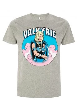 Henry Tiger MARVEL OTHER - VALKYRIE CLOUDS - T-Shirt Print - Melange Grey | Unisex -Günstiges Henry Tiger Geschäft 330eda6c6bb34b42a938ced5764010e4