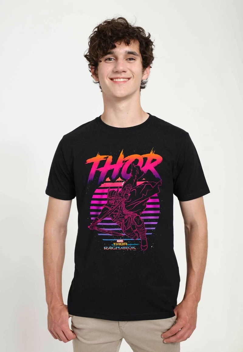 Henry Tiger Unisex MARVEL THOR RAGNAROK - 80S THOR - T-Shirt Print - Black 1 Henry Tiger Unisex MARVEL THOR RAGNAROK - 80S THOR - T-Shirt Print - Black