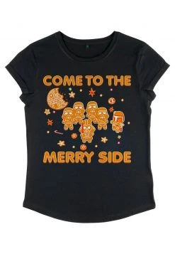 Henry Tiger STAR WARS GINGERBREAD SIDE - T-Shirt Print - Black | Damen -Günstiges Henry Tiger Geschäft 34161a9347004c0b9c89dcfad1341ecb