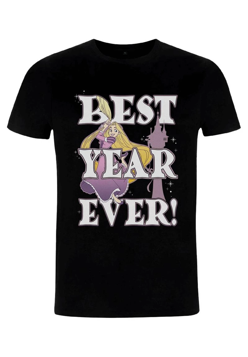 Henry Tiger Unisex DISNEY TANGLED - RAPUNZEL BEST YEAR - T-Shirt Print - Black 4 Henry Tiger Unisex DISNEY TANGLED - RAPUNZEL BEST YEAR - T-Shirt Print - Black – Bild 4