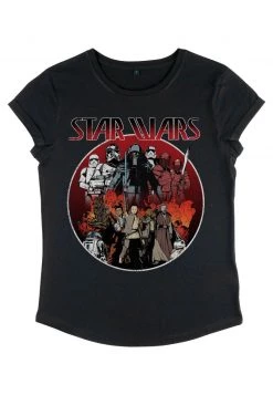 Henry Tiger Damen STAR WARS: LAST JEDI - SW GROUPS - T-Shirt Print - Black -Günstiges Henry Tiger Geschäft 350dc1fa243945bfb5aa90bf28a64116