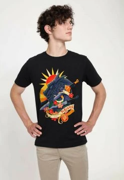 Henry Tiger Unisex DISNEY MULAN - GREAT STONE DRAGON - T-Shirt Print - Black -Günstiges Henry Tiger Geschäft 35110302e83d4c39b826a1d224f1f643