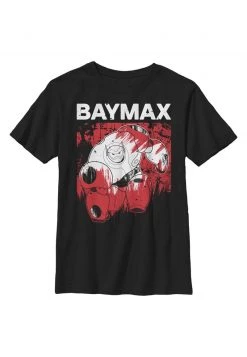 Henry Tiger Unisex DISNEY KIDS BAYMAX EFFECT - T-Shirt Print - Black
