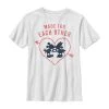 Henry Tiger Unisex DISNEY CLASSICS HEART POLKA DOT SILHOUETTE - T-Shirt Print - White
