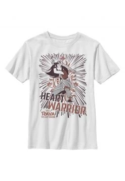 Henry Tiger Unisex DISNEY RAYA HEART LINE - T-Shirt Print - White