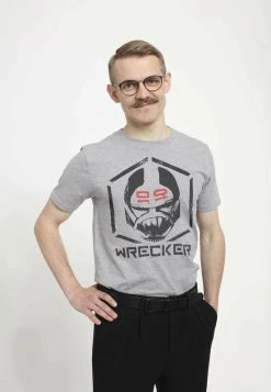 Henry Tiger Unisex STAR WARS - T-Shirt Print - Melange Grey -Günstiges Henry Tiger Geschäft 364575d599314e06bc1cd4363320b9b2