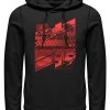 Henry Tiger Unisex PIXAR LAYERED MCQUEEN - Kapuzenpullover - Black