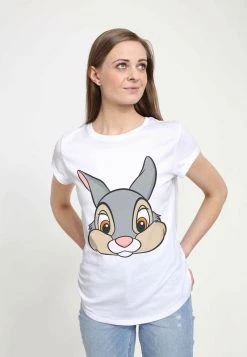 Henry Tiger Damen DISNEY CLASSICS THUMPER BIG FACE - T-Shirt Print - White -Günstiges Henry Tiger Geschäft 3655de51f3d943a0b46f0b53b6fba3da