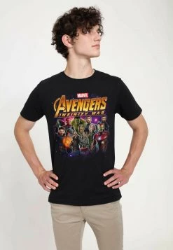 Henry Tiger Unisex MARVEL AVENGERS: INFINITY WAR - GROUP SHOT - T-Shirt Print - Black -Günstiges Henry Tiger Geschäft 36cfcadf922348a1a56e0bb1a08751fb