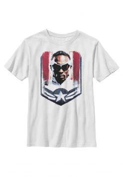 Henry Tiger Unisex MARVEL TAKE ON THE MANTLE - T-Shirt Print - White