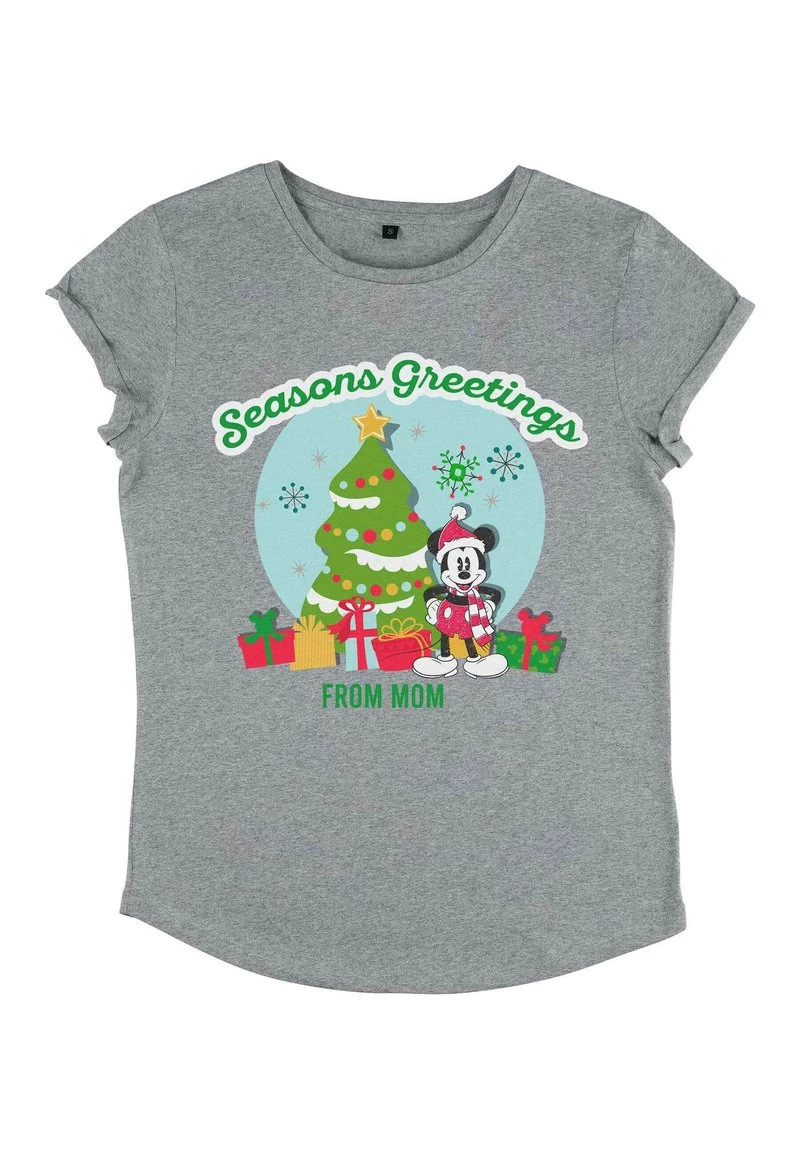 Henry Tiger Damen DISNEY CLASSICS WOMEN'S GREETINGS FROM MOM T-SHIRT - T-Shirt Print - Melange Grey 4 Henry Tiger Damen DISNEY CLASSICS WOMEN'S GREETINGS FROM MOM T-SHIRT - T-Shirt Print - Melange Grey – Bild 4