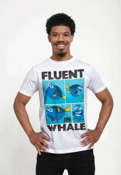 Henry Tiger PIXAR FINDING DORY - WHALE TALK - T-Shirt Print - White | Herren