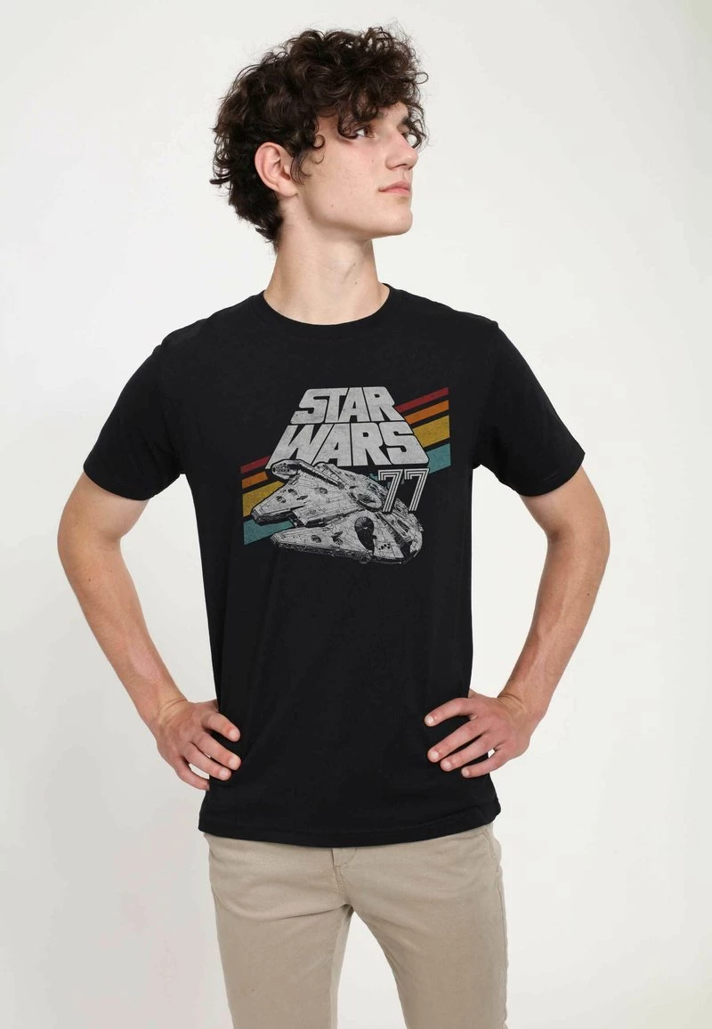 Henry Tiger Unisex STAR WARS: CLASSIC - AWESOME 77 - T-Shirt Print - Black 3 Henry Tiger Unisex STAR WARS: CLASSIC - AWESOME 77 - T-Shirt Print - Black – Bild 3