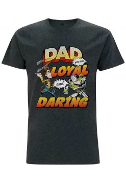 Henry Tiger PIXAR UNISEX LOYAL AND DARING - T-Shirt Print - Melange Black -Günstiges Henry Tiger Geschäft 37bd7d57d59a4522b772637984ab9d1c